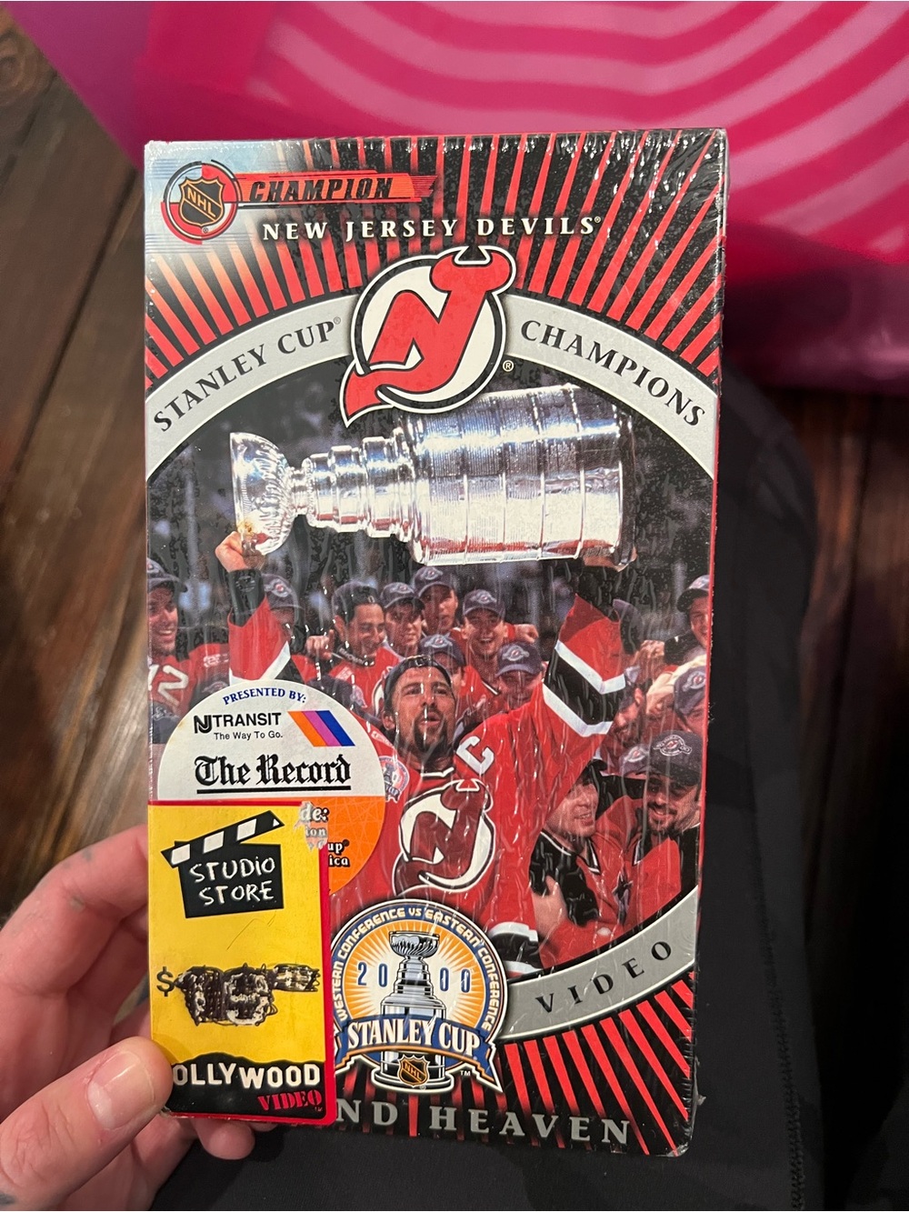 New Jersey Devils Stanley Cup Champions VHS - Red & Black
